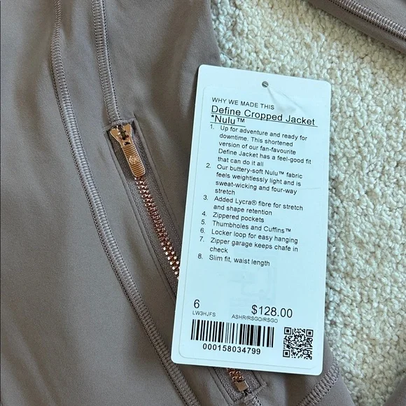 Lululemon Define Cropped Jacket Nulu-NWT!! - Picture 4 of 15